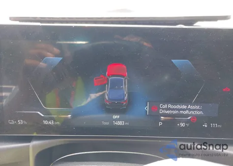 2024 BMW I4 xDrive40 из США, поврежденный, VIN WBY83FB03RFT31075